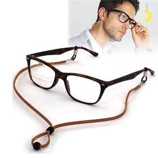 สายคล้องแว่นตาอ่านหนังสือ แฟชั่นผู้หญิง ผู้ชาย / สายแว่นกันแดด ปรับได้ / ที่ใส่แว่นตา แบบยืดหยุ่น