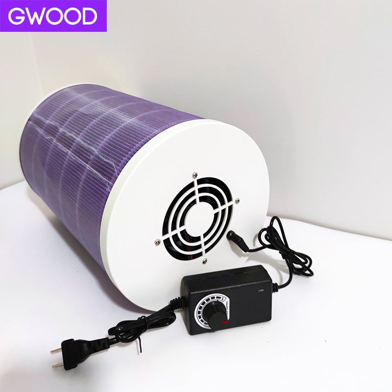 ภาพหน้าปกสินค้าGWOOD xiaomi DIYเครื่องฟอกอากาศ fan + Anti-bacterial purple filter DIY เครื่องฟอก ไส้กรอง งาน จากร้าน greenwood168 บน Shopee