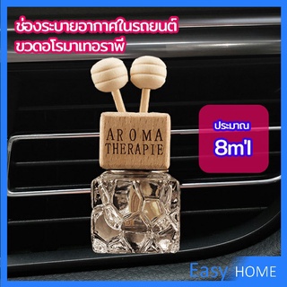 ขวดน้ำหอมอโรม่า  ขวดน้ำหอมติดช่องแอร์รถยนต์  car perfume bottle