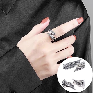 ภาพหน้าปกสินค้าแหวนนิ้วมือ รูปปีกนางฟ้า สไตล์โกธิค วินเทจ เครื่องประดับ สําหรับผู้ชาย และผู้หญิง ให้เป็นของขวัญได้ ที่เกี่ยวข้อง