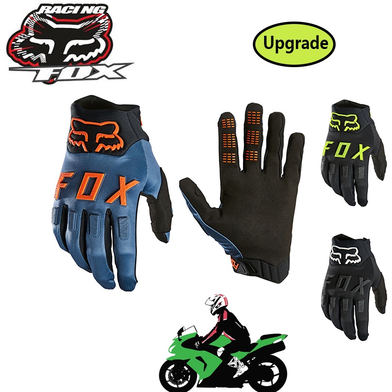 FOX Racing 2022 ถุงมือวิบากหนัก ถุงมือจักรยานเสือภูเขา ถุงมือจักรยาน ...