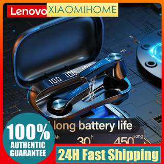 สินค้า Ready Lenovo Qt81 หูฟังบลูทูธไร้สาย 5 . 1 Tws Earbuds 1200Mah