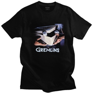 [S-5XL] ขายดี เสื้อยืดแขนสั้น พิมพ์ลาย Gremlins Gizmo 80s DIkdnl86IAemlo82 สไตล์เรโทร คลาสสิก สําหรับผู้ชาย