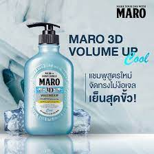 คูล-maro-3d-volume-up-shampoo-cool-400-ml-แชมพูสูตรเย็น-นำเข้าจากญี่ปุ่น-บำรุงเส้นผม-ยกโคนผม-มาโร่