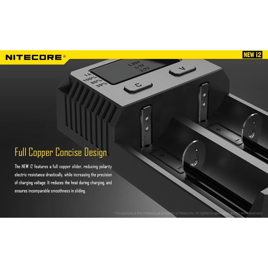 nitecore-new-i2-รางชาร์จ-ของแท้-นิวไอสอง-แท่งชาร์จ-ไนท์คอล-newi2-รางชาร์จอัจฉริยะ-ที่ชาร์จไอสอง-แท่นชาจไอสอง-นิวไอทู