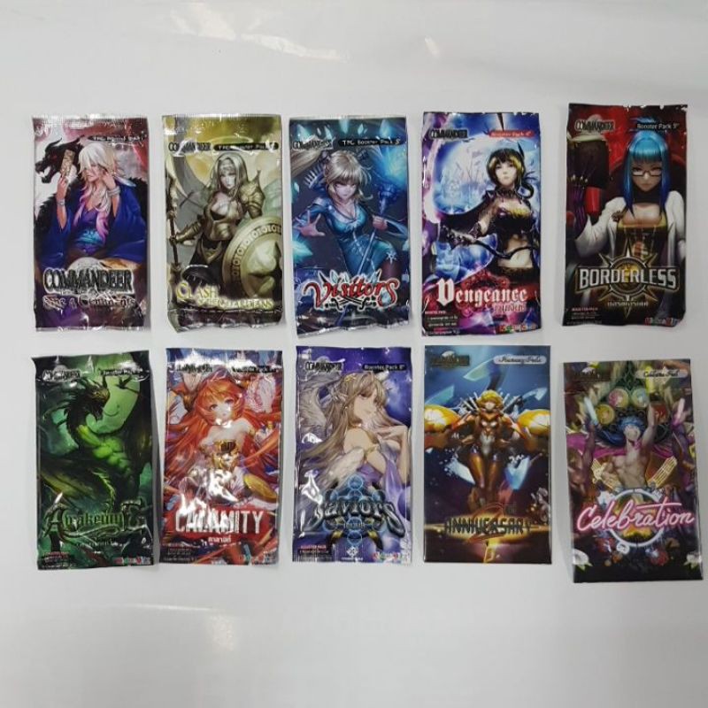 ราคาและรีวิวCommandeer Booster Pack ซองสุ่มการ์ดคอมมานเดียร์ Commandeer TCG