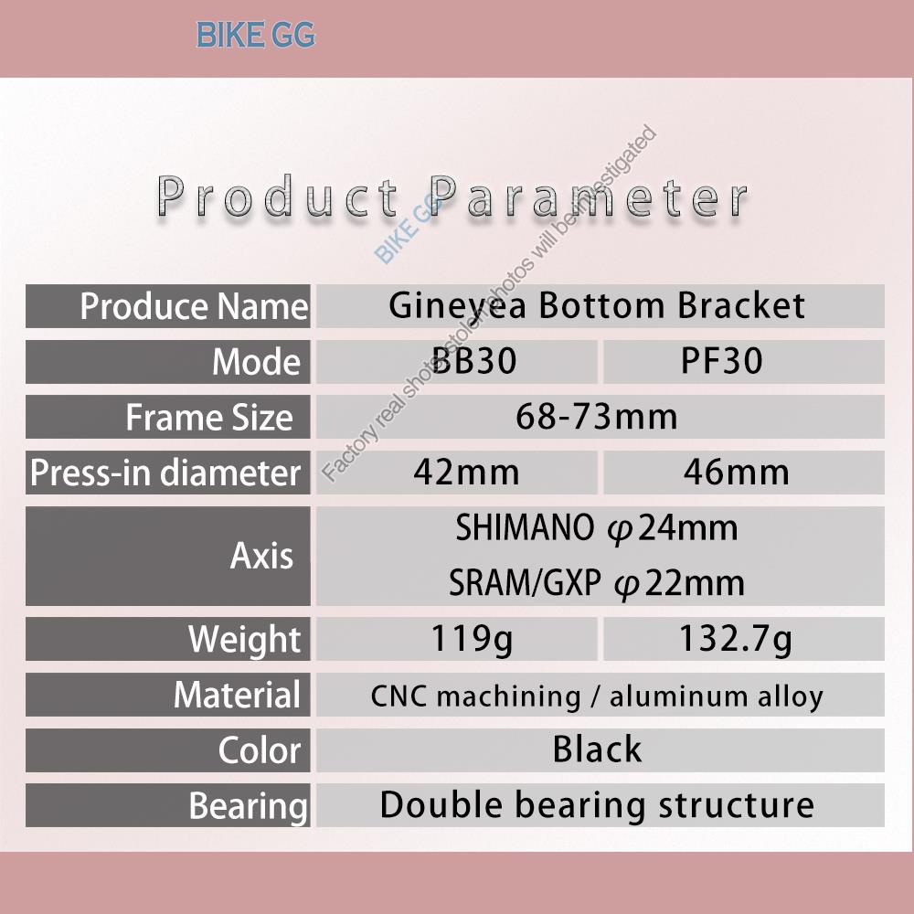 sram-gineyea-bb30-pf30-ชุดแบริ่งซีลกะโหลกจักรยาน-24-22-มม-สําหรับจักรยานเสือภูเขา