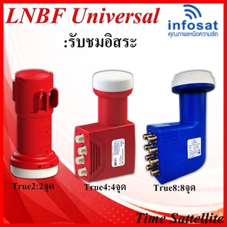 LNBF INFOSAT (KU-band)2ขั้ว/4ขั้ว/8ขั้ว