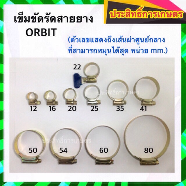 orbit-เข็มขัดรัดสายยาง-เข็มขัดรัดท่อ-แหวนรัดสายยาง-กิ๊ปรัดสายยาง-กิ๊บรัดสายยาง-กิ๊บรัดท่อ