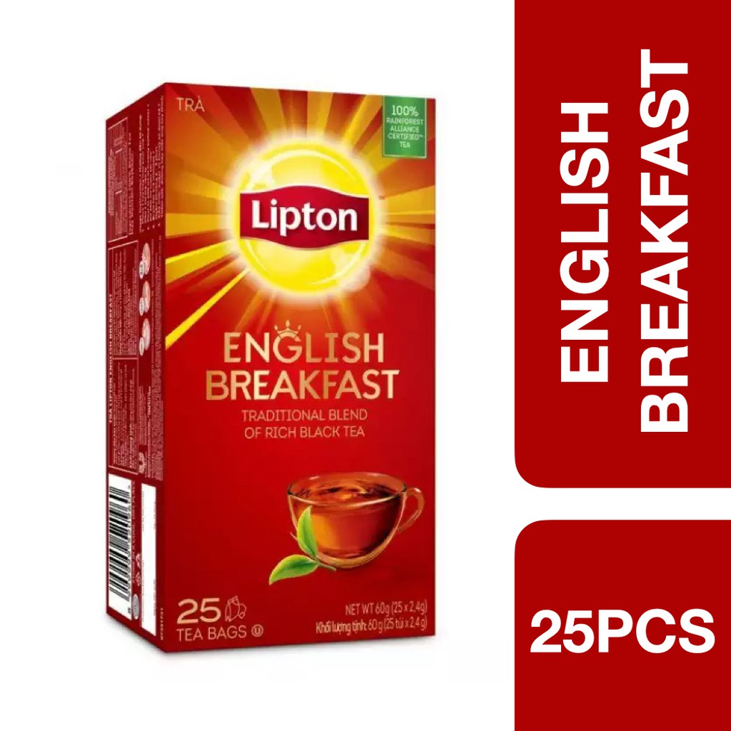 Lipton English Breakfast 25 Tea Bags ++ ลิปทัน ชาอิงลิช เบรคฟาสต์ 25