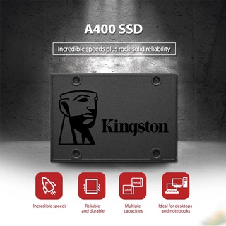 ภาพขนาดย่อของภาพหน้าปกสินค้าใหม่เอี่ยม SSD(เอสเอสดี) 120GB 240GB 480GB 960GB Kingston A400 SATA III 2.5เหมาะสำหรับโน๊ตบุ๊คและเดสก์ท็อป จากร้าน xdmall.th บน Shopee