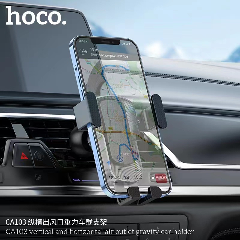 hoco-ca103-ที่จับมือถือในรถยนต์-ติดชองแอร์สินค้าคุณภาพดีใช้งานใด้ง่ายหมุนใด้360องศา-พร้อมส่ง