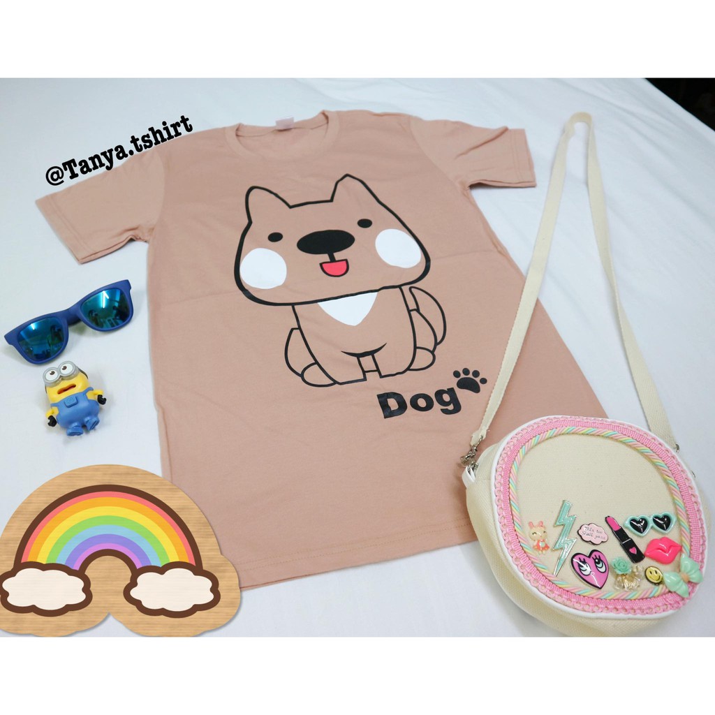 เสื้อยืดลายการ์ตูนน้องหมา-dog