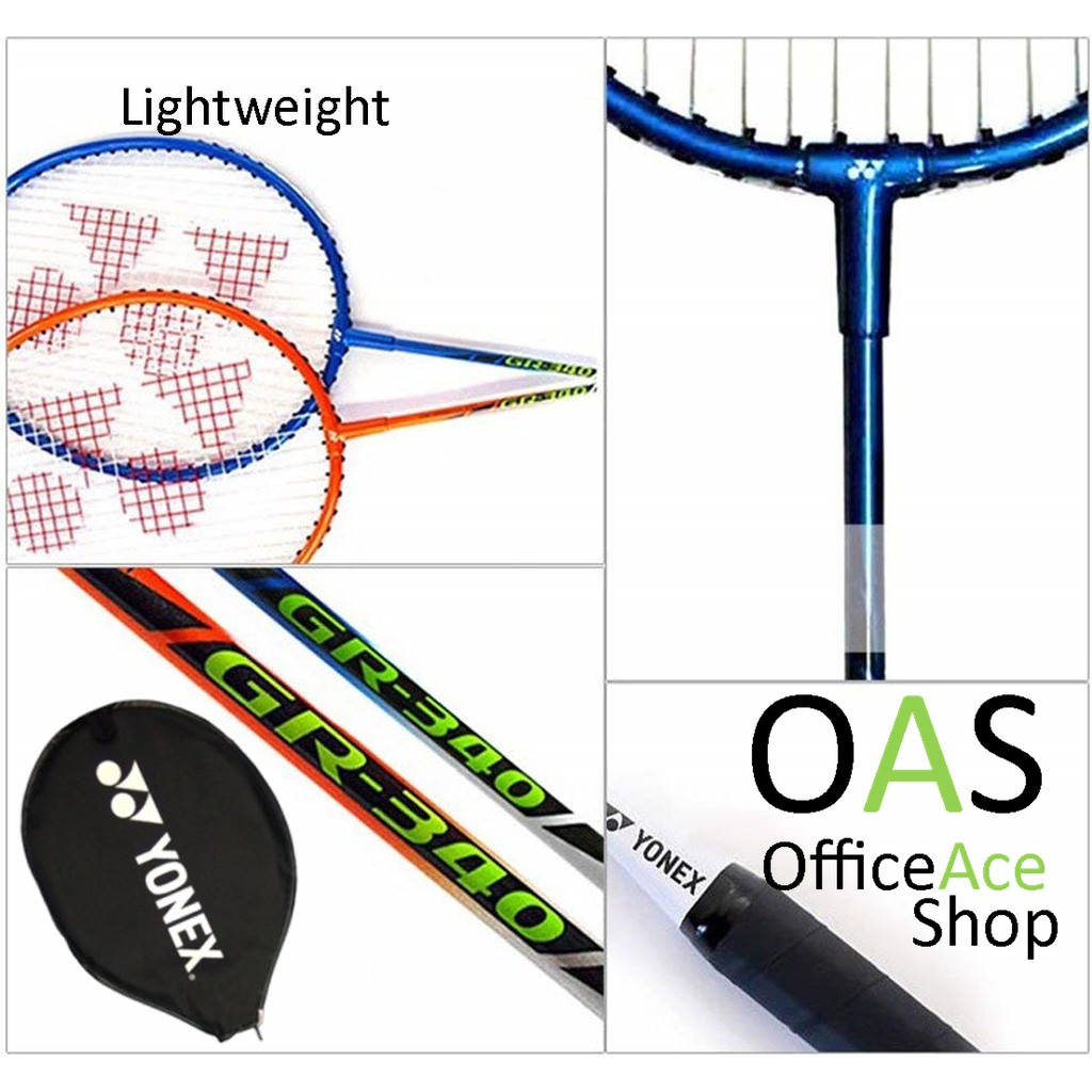 ภาพหน้าปกสินค้าYONEX Badminton Racket ไม้แบดมินตัน GR-340 แท้ 100%