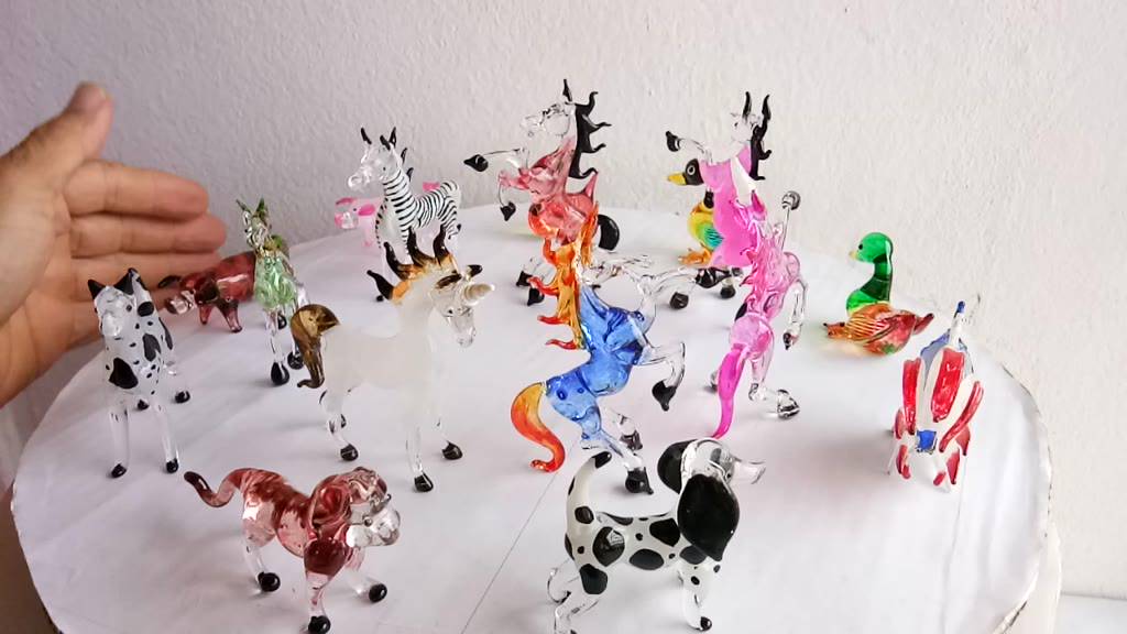 แก้วเป่าใส-งานเป่าแก้วเป็นโมเดลสัตว์ต่างๆ-ขนาดเล็ก-blown-glass-animals-miniature-figurines-home-decor-31