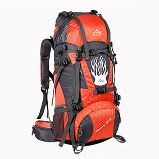 กระเป๋าเป้สะพายหลัง,กระเป๋าbackpack ขนาด 55+5 ลิตร สี ส้ม(Orange) MIZ-NL13-OR