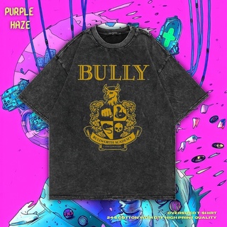เสื้อยืด ขนาดใหญ่ พิมพ์ลาย Haze Bully Scholarship Edition สีม่วง | หินล้างทําความสะอาด | เสื้อเชิ้ต ลาย Bully | เกม | Ps