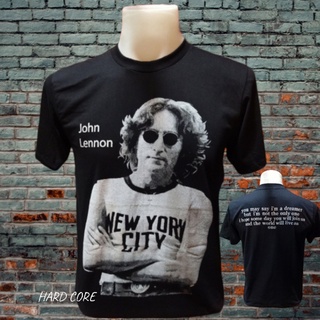 เสื้อยืดโอเวอร์ไซส์เสื้อวง JOHN LENNON วงร็อค ไม่มีตะเข็บข้าง คอฟิต ป้ายUSA เสื้อวินเทจ เสื้อร็อค เสื้อทัวร์ วงดนตรีร็อค