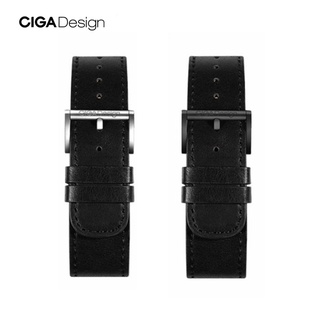 สินค้า CIGA Design Matt Leather Watch Strap 22mm - สายนาฬิกาหนังด้านซิก้า ดีไซน์ขนาด 22 มม.