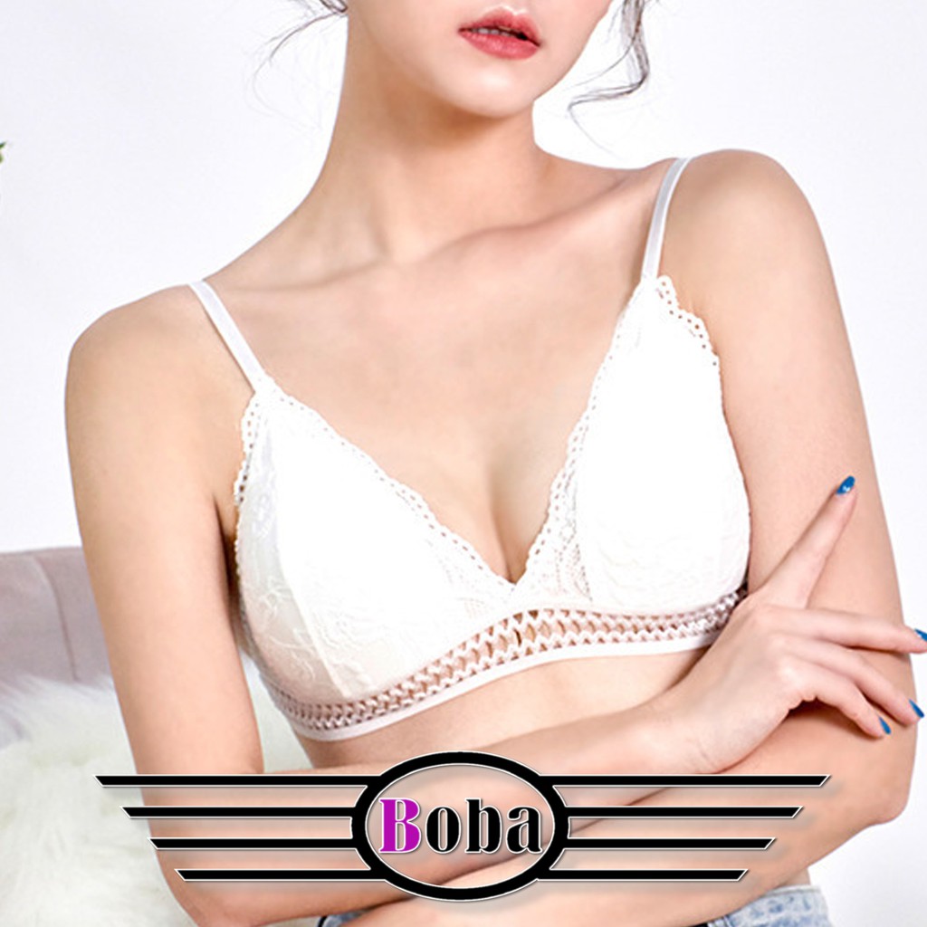 boba-3302-บราลูกไม้-ยกทรงมีฟองน้ำ