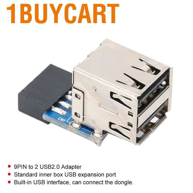 1-buycart-9-pin-to-2-usb-0-pc-เมนบอร์ด-อะแดปเตอร์ขยายสําหรับคอมพิวเตอร์