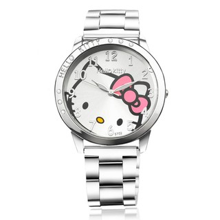 ภาพหน้าปกสินค้านาฬิกาข้อมือHello Kitty นาฬิกาแฟชั่นนาฬิกาควอตซ์ผู้หญิง ที่เกี่ยวข้อง