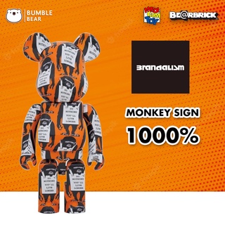 [‼️ของแท้, พร้อมส่ง‼️] 1000% Bearbrick Monkey Sign