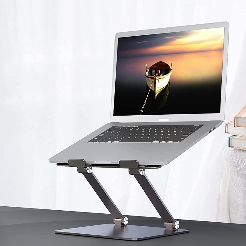 ภาพหน้าปกสินค้าLaptop stand ขาตั้งแล็ปท็อป แบบอลูมิเนียม ขาตั้งคอมพิวเตอร์ ขาตั้งโน๊ตบุ๊ค การกระจายความร้อน