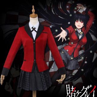 ภาพหน้าปกสินค้าชุดจั๊มสูท Kakegurui Jabami Yumeko ชุดคอสเพลย์ชุดนักเรียนสําหรับผู้หญิง ที่เกี่ยวข้อง