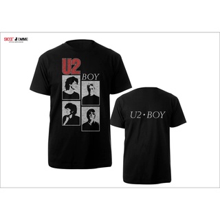 เสื้อยืดโอเวอร์ไซส์เสื้อยืด U2 Original Band (Boy Tour)S-4XL