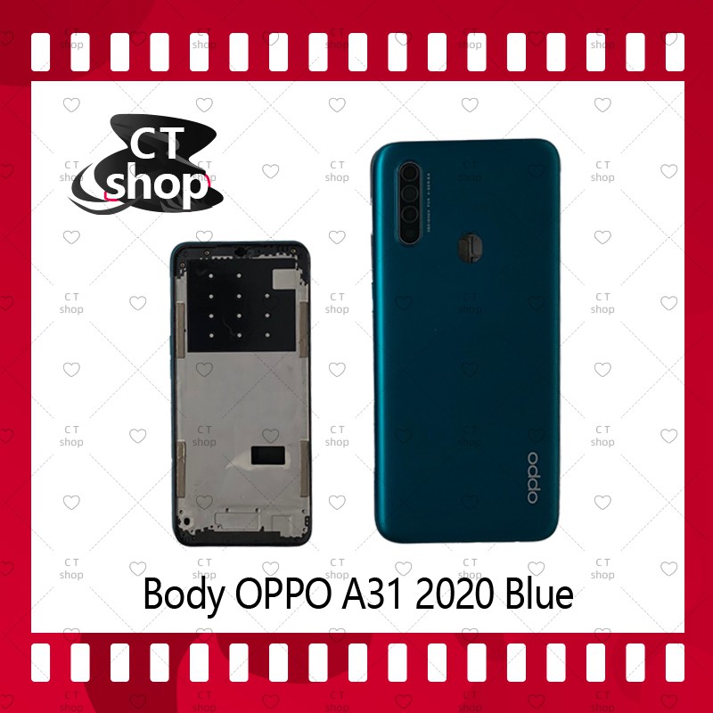 สำหรับ-oppo-a31-2020-อะไหล่บอดี้-เคสกลางพร้อมฝาหลัง-body-อะไหล่มือถือ-คุณภาพดี-ct-shop