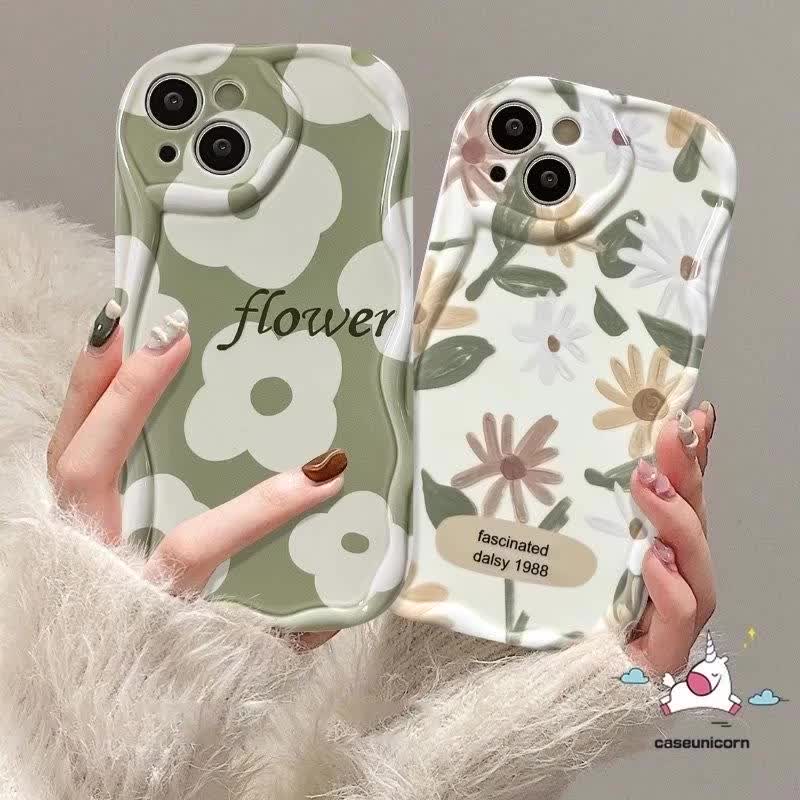 เคสโทรศัพท์มือถือ-ขอบโค้ง-พิมพ์ลายดอกไม้-ใบไม้-3-มิติ-สําหรับ-oppo-a12-a17-a16-a57-a54-a7-a55-a5s-a15-a95-a54s-a3s-a17k-a5-a31-a77-a16k-a74-a1k-a16s-a9-a96-a92-a16e-a53-a77s-a52-a76