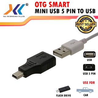 MINI USB 5PIN (OTG) TO USB/usb002