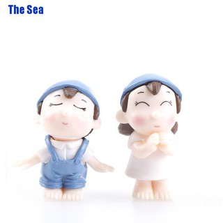 ภาพหน้าปกสินค้าทะเล☆ตุ๊กตาเรซิ่น รูปคู่รัก โนม มอส สําหรับตกแต่งสวนขวด ที่เกี่ยวข้อง