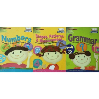 #Numbers# Shapes,Patterns &amp; Measurement,Grammar,Handwriting#แบบเรียน+แบบฝึกหัดวิชาภาษาอังกฤษสำหรับชั้นอนุบาล