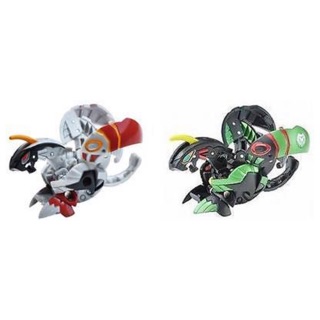 Bakugan Pyrus MK2 Helios 540G & Darkus MK2 Helios - Set of 2 Japanese Exclusive #บาคุกัน