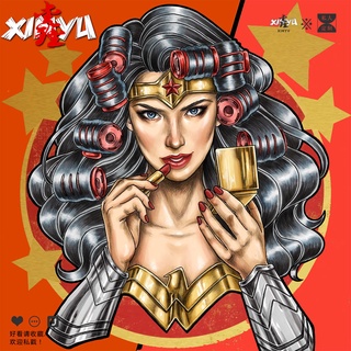 Wonder Woman 1984 เสื้อยืดแขนสั้นชาย 2021 ละครอเมริกันใหม่ Marvel อุปกรณ์ต่อพ่วงเสื้อยืดชาย ins แนวโน้ม wild