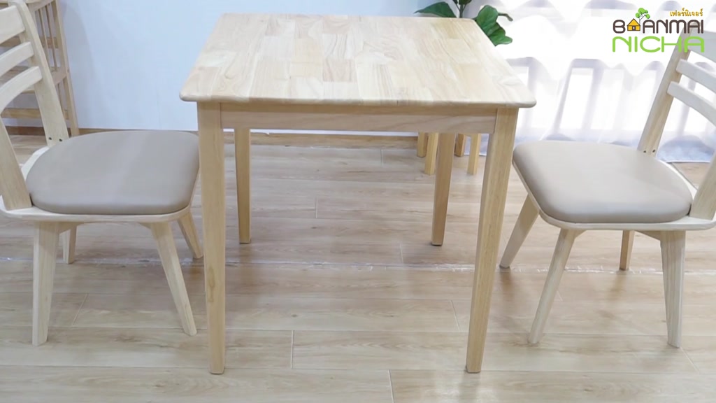 โต๊ะอาหาร-โต๊ะกาแฟ-ไม้ยางพารา-ขนาด-2-ที่นั่ง-เฉพาะโต๊ะ-มี-2-ขนาด-บ้านไม้ณิชา-baanmainicha