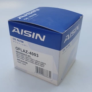 Aisin กรองน้ำมันเครื่อง Toyota AE Soluna Yaris Vios ปี03-13 Altis CHR Sienta Avanza ลูกเหล็ก / เซียนต้า / OFLAZ4003