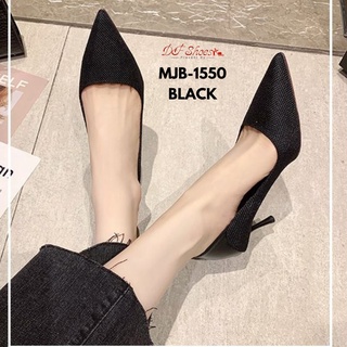 MJB-1550 รองเท้าส้นสูงหัวแหลม สามารถใส่ได้2แบบ