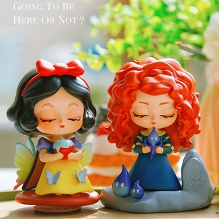 【ของแท้】ตุ๊กตาฟิกเกอร์เจ้าหญิงดิสนีย์ Become Better Self Blind Box Hidden Ariel Princess เครื่องประดับ ของขวัญ