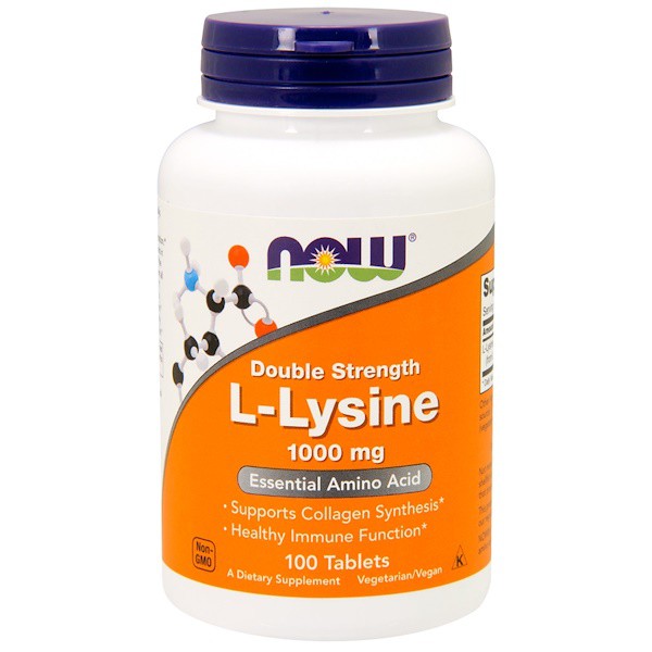 ภาพหน้าปกสินค้าพร้อมส่ง  Now Foods, L-Lysine, 1,000 mg, 100 Tablets จากร้าน superying_is14 บน Shopee