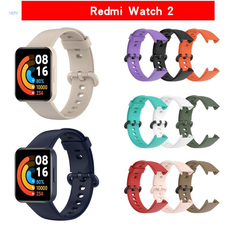 ภาพหน้าปกสินค้าNerv สายนาฬิกาข้อมือซิลิโคนสําหรับ Redmi Watch2 Lite