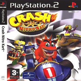 แผ่นเกมส์ PS2 (รับประกันคุณภาพ) Crash Nitro Kart (USA)