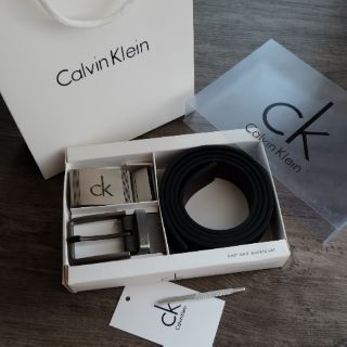 Calvin Klein Belt and Buckle Set (No.02) เซตสุดคุ้ม!! เข็มขัด + หัวเข็มขัด 2 ชิ้น (แท้)