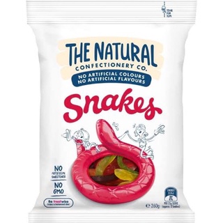 🐍THE NATURAL CONFECTIONERY CO. SNAKES 260G🍬