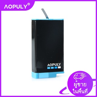 AOPULY แบตเตอรี่ 1680mAh สำหรับ GoPro Max แบตเตอรี่ลิเธียมแบบชาร์จไฟได้ 360 กล้องถ่ายภาพพาโนรามาแบบพาโนรามา