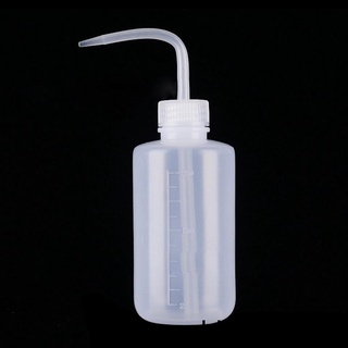 [Biho] 250ml Plant Flower Watering Bottle Bend Mouth Watering Cans Squeeze Plastic Bottle Type