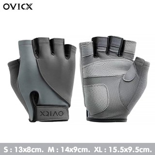 ภาพขนาดย่อของภาพหน้าปกสินค้าOVICX ถุงมือฟิตเนส Fitness Gloves gym ถุงมือออกกำลังกาย ยกน้ำหนัก เบา ระบายอากาศได้ กันลื่น สำหรับผู้ชายผู้หญิง จากร้าน ovicx_official บน Shopee ภาพที่ 6