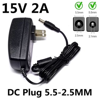 15V 2A 2000MA AC DC Adapter Power Supply Charger 15 V Volt For Marshall Stockwell Portable Bluetooth Speaker and etc.